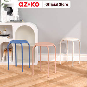 AZKO Soleil Bangku Metal - Krem Gummy