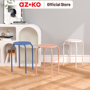 AZKO Soleil Bangku Metal - Biru Gummy