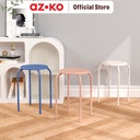 AZKO Soleil Bangku Metal - Biru Gummy