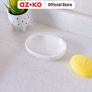 AZKO Stora 12.1x3.8x2.4 Cm Tempat Sabun Batang - Putih