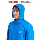 AZKO Otto Klasse Ukuran Xxxl Jas Hujan Dengan Reflector Pvc - Biru