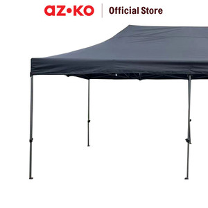 AZKO Soleil 3X6 mtr Tenda Gazebo Lipat V2 - Hitam