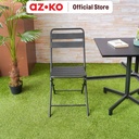 AZKO Soleil Nero Kursi Teras Lipat - Hitam