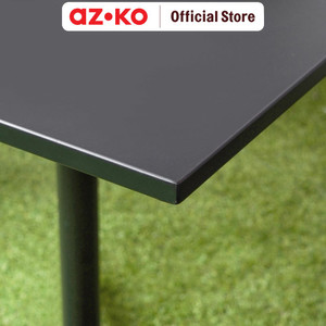 AZKO Soleil Nero Meja Teras Rectangle - Hitam