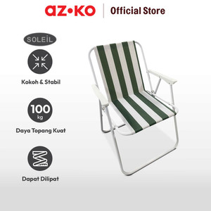 AZKO Soleil Kursi Teras Stripe Spring - Hijau
