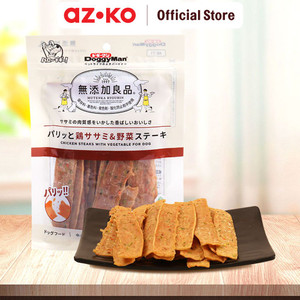 AZKO Doggyman 96 Gr Camilan Anjing Chicken Steak & Vegetable
