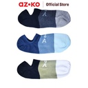 AZKO Alph Set 3 Pasang Kaos Kaki Pria No Show V2