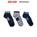 AZKO Alph Set 3 Pasang Kaos Kaki Pria Value Ankle