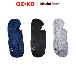 AZKO Alph Set 3 Pasang Kaos Kaki Pria No Show Premium V2