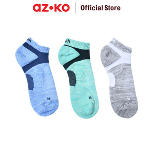 AZKO Alph Set 3 Pasang Kaos Kaki Pria Ankle Premium V2