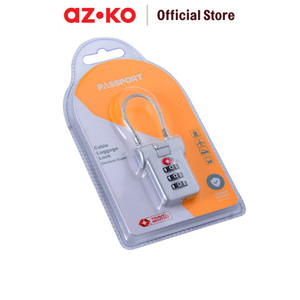 AZKO Passport Gembok Koper Tsa 3 Kombinasi Angka Alloy Tsa2a029
