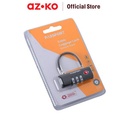 AZKO Passport Gembok Koper Tsa 3 Kombinasi Angka Rectangle Tsa13223