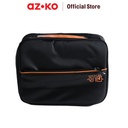 AZKO Passport Tas Organizer Peralatan Elektronik - Hitam