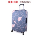 AZKO Passport Ukuran S Sarung Koper Petal Dengan Lock - Rose Gold