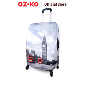 AZKO Passport Ukuran M Sarung Koper Monochrome London