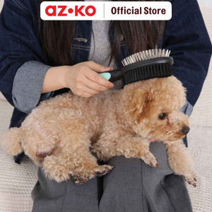 AZKO Paws N Tail Ukuran M Sisir Hewan Double Side