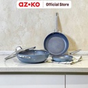 AZKO Starfrit 32 Cm The Rock Wave Wajan Penggorengan - Biru