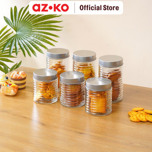AZKO Kris Set 6 Pcs Stoples Kaca Screw Lid