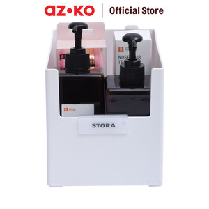 AZKO Stora 21X14X15 Cm Kotak Penyimpanan High - Putih