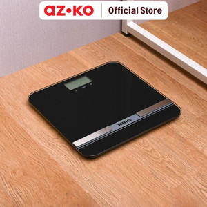 AZKO Kris Timbangan Badan Digital Body Fat Hydration Rechargeable - Hitam