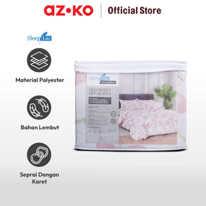 AZKO Sleeplite 160X200 cm Set 5Pcs Seprai Queen Polyester Violet - Pink