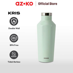 AZKO Kris 500 ml Candy Botol Vacuum Flask - Hijau Sage - Hijau