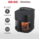 AZKO Klaz 4.2 ltr Air Fryer - Hitam Alat Masak Goreng Pembuat Makanan Penggoreng Tanpa Minyak Elektronik Dapur