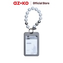 AZKO Ataru Holder Id Card Dengan Beads - Abu-Abu