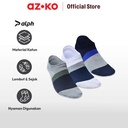 AZKO Alph Set 3 Pasang Kaos Kaki Wanita Value No Show V2