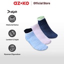 AZKO Alph Set 3 Pasang Kaos Kaki Wanita Value Ankle