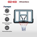AZKO Berwyn Backboard Ring Basket S007 - Hitam