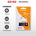 AZKO Passport Gembok Koper Tsa 3 Kombinasi Angka Rectangle Tsa13223