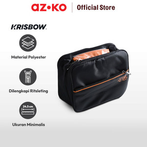 AZKO Passport Tas Organizer Peralatan Elektronik - Hitam