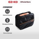AZKO Passport Tas Organizer Peralatan Elektronik - Hitam