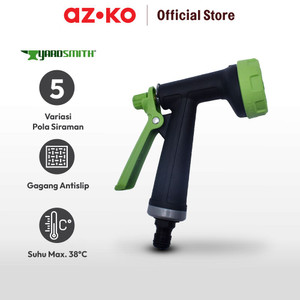 AZKO Yardsmith Kepala Selang Aluminium 5 Pattern - Hijau