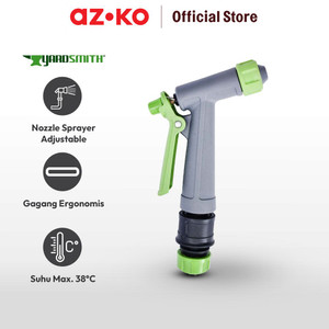 AZKO Yardsmith Set Kepala Selang Adjustable - Hijau