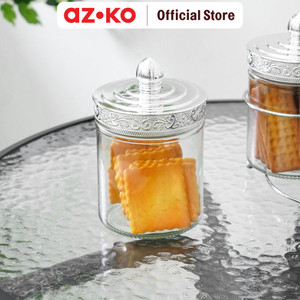 AZKO Kris Set 3 Pcs Stoples Kaca Dengan Rak - Silver