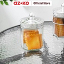 AZKO Kris Set 3 Pcs Stoples Kaca Dengan Rak - Silver