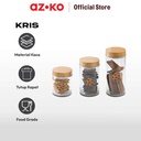 AZKO Kris Set 3 Pcs Stoples Kaca Chocolate Chip
