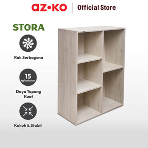 AZKO Stora Rak Penyimpanan 5 Tingkat - Putih