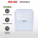 AZKO Stora 14X14X15 Cm Kotak Penyimpanan Serbaguna - Putih