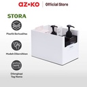 AZKO Stora 21X14X15 Cm Kotak Penyimpanan High - Putih
