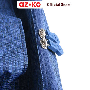 AZKO Passport Tas Organizer Sepatu Dengan Trolley Strap - Biru Navy