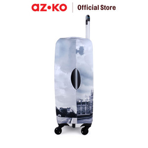 AZKO Passport Ukuran M Sarung Koper Monochrome London