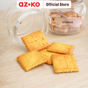 AZKO Kris Set 3 Pcs Stoples Kaca Dengan Tutup Kayu