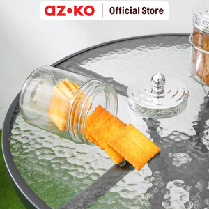 AZKO Kris Set 3 Pcs Stoples Kaca Dengan Rak - Silver