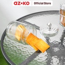 AZKO Kris Set 3 Pcs Stoples Kaca Dengan Rak - Silver