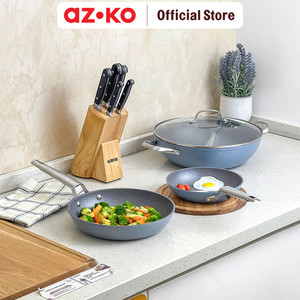 AZKO Starfit 26 Cm The Rock Wave Wajan Penggorengan