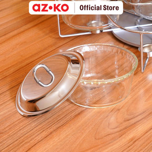 AZKO Delicia Set 7 Pcs Sabinex Penghangat Makanan Dengan Dasar Putar