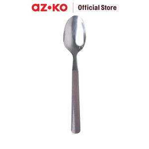 AZKO Kris Set 12 Pcs Alat Makan - Abu-Abu - Putih